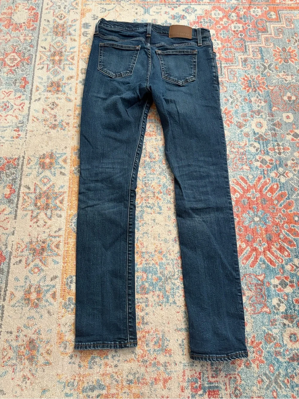 J.Crew flex slim dark rinse straight leg jeans